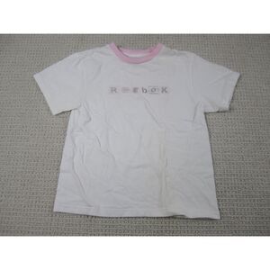 Reebok Shirt Womens Medium Short Sleeve Crew‎ Neck Graphic Print